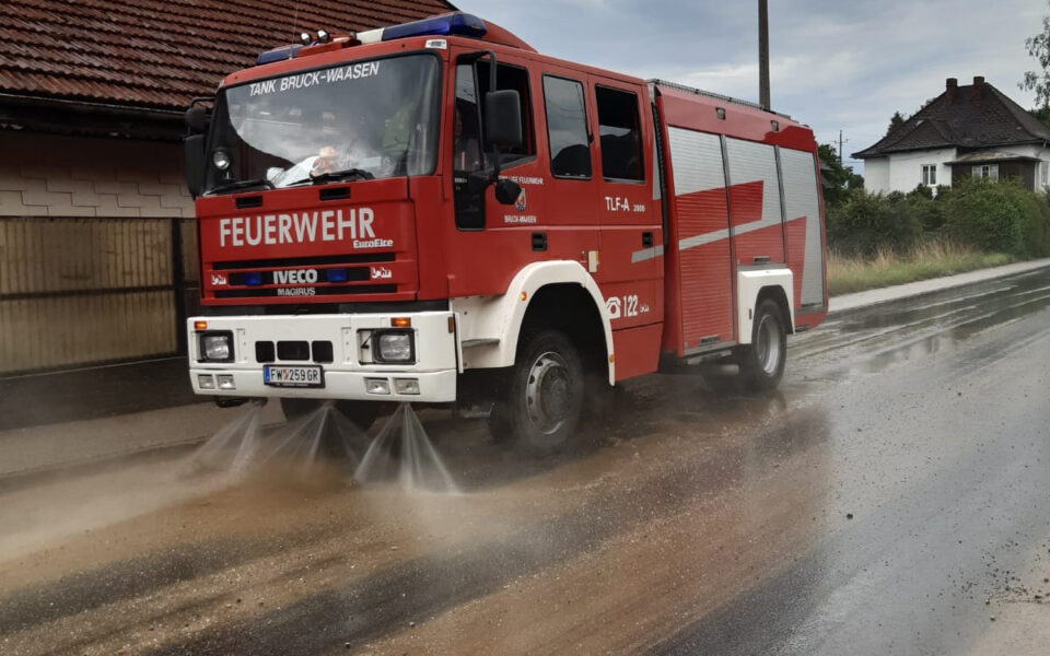 Einsatz FF Bruck-Waasen
